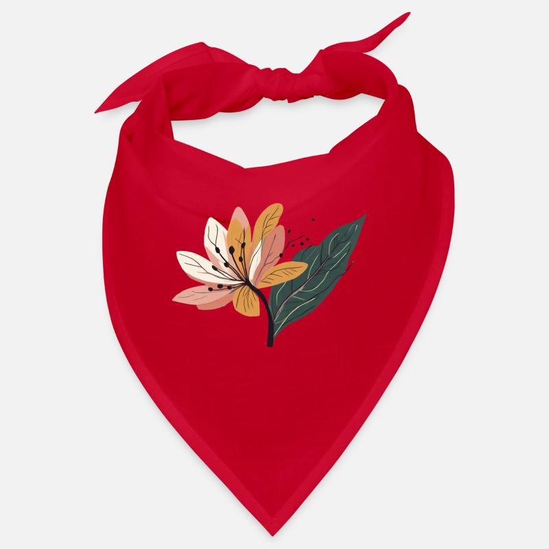 Fleur de lys minimaliste Bandana