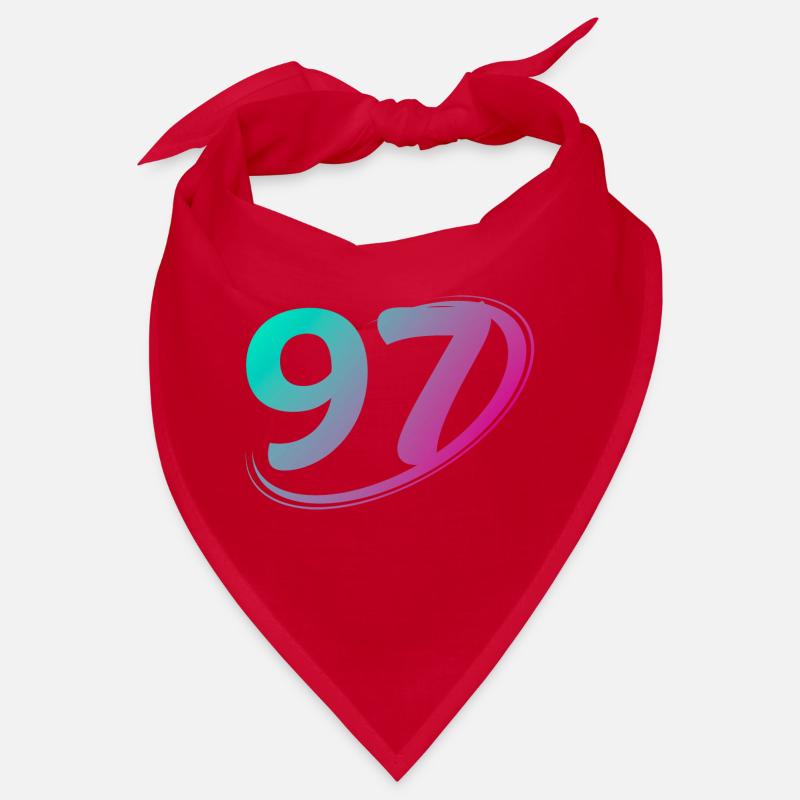 Numéro 97 multicolore Bandana