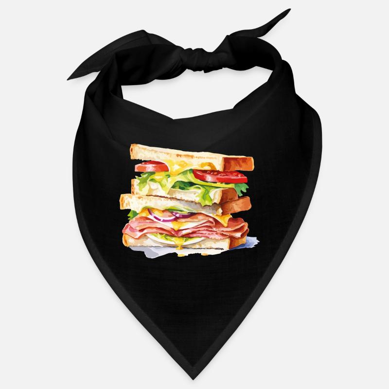 Artful sandwich stack Bandana