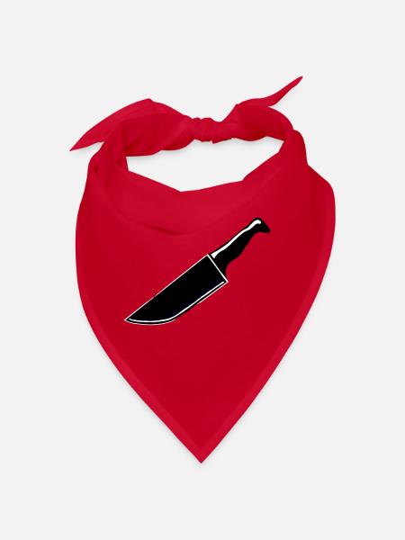 Scharfes Messer - Bandana - Rot - Vorne