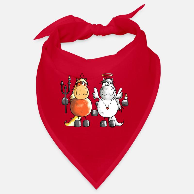Teufel Vs Engel Pferde - Pferd Bandana