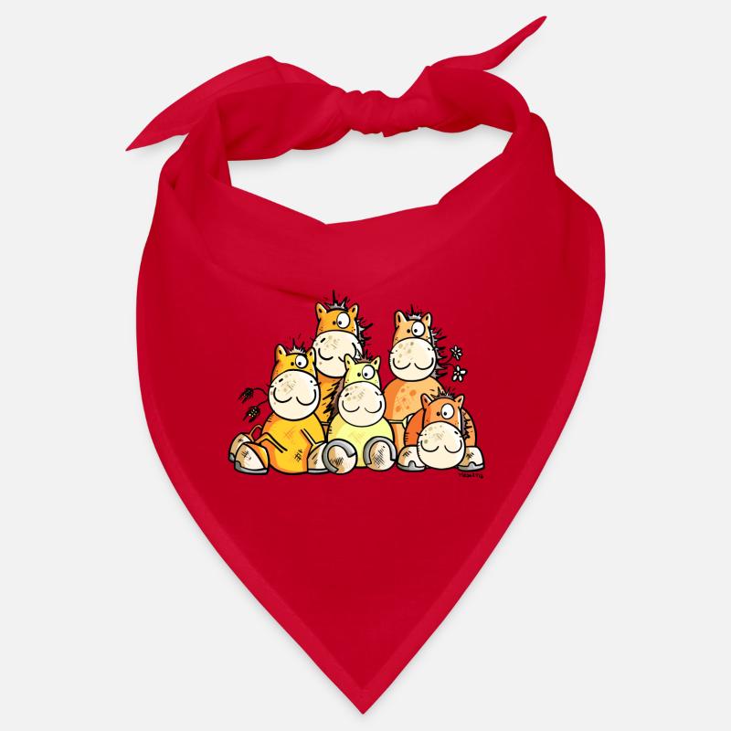 Pferde Freundschaft Bandana