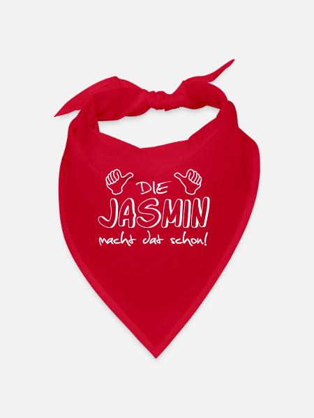 jasmin - Bandana - Rot - Vorne