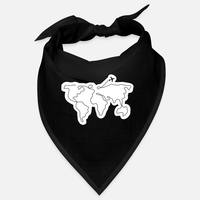 Carte du monde Bandana