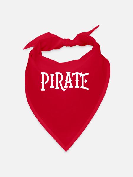 Pirate - Bandana - rouge - Devant