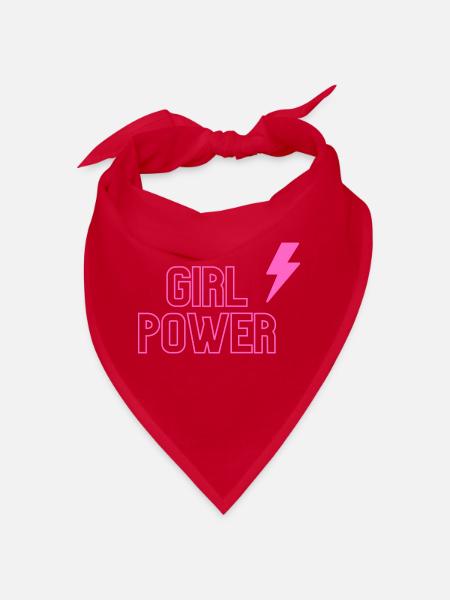 Girl Power blitz - Bandana - Rot - Vorne