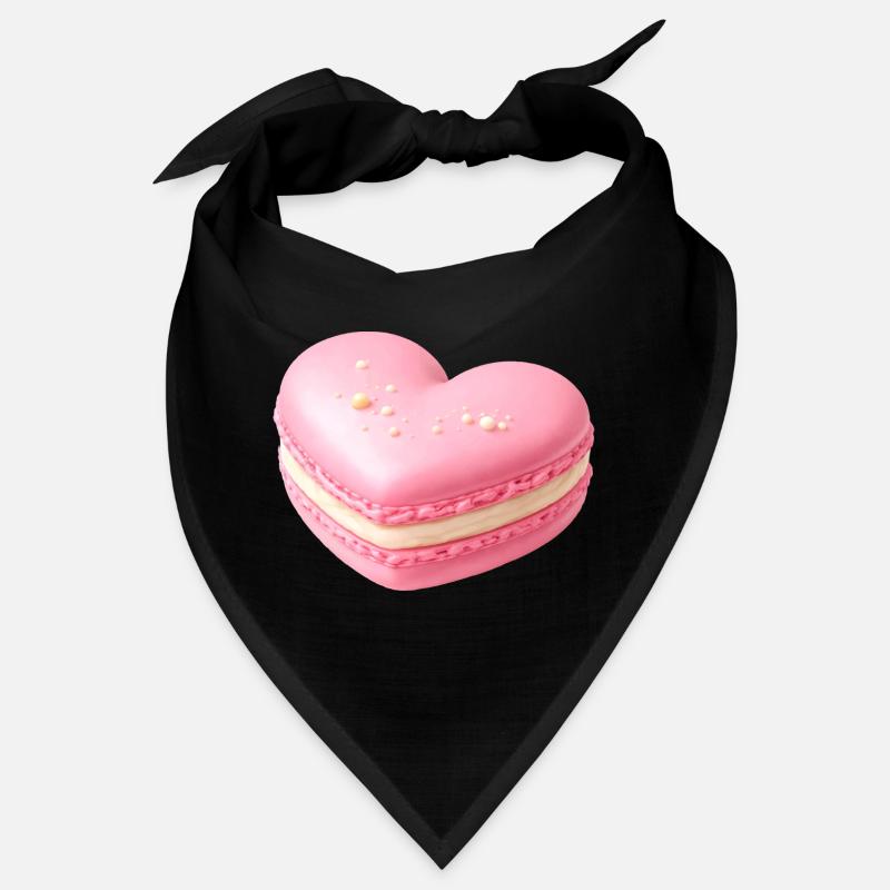 Cadeau pastel en cœur de macaron Bandana