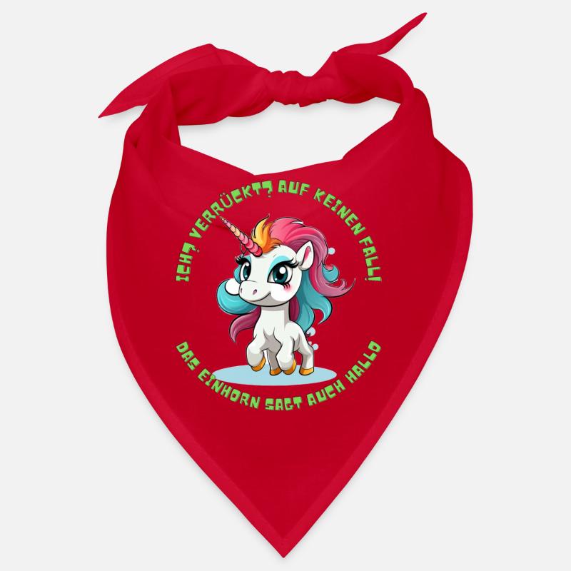 Niedlicher Einhorn Spruch Bandana