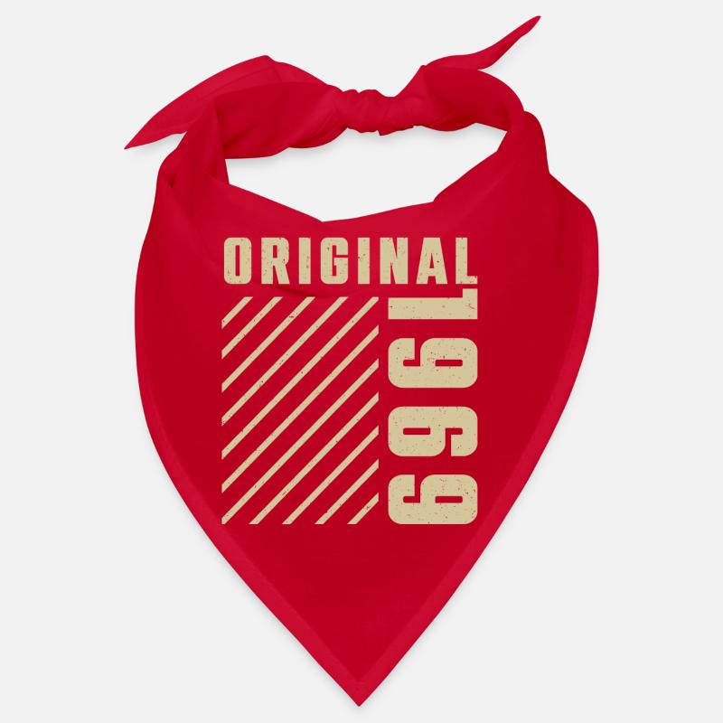 Original 1969 Authentisch 1969 Vintage Bursdag Bandana