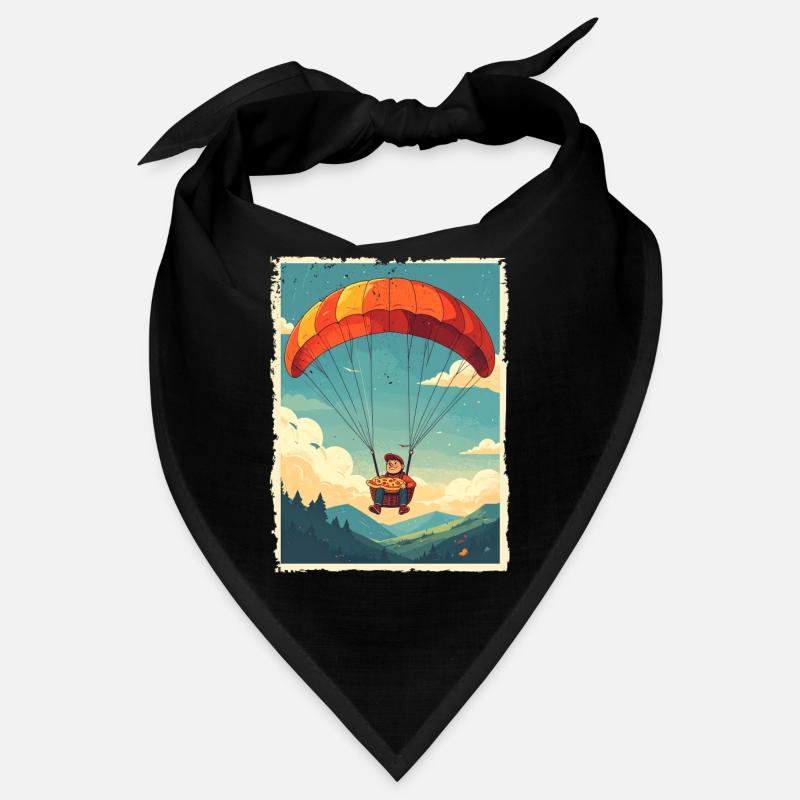 Illustration d'un vol de pizza aventureux Bandana