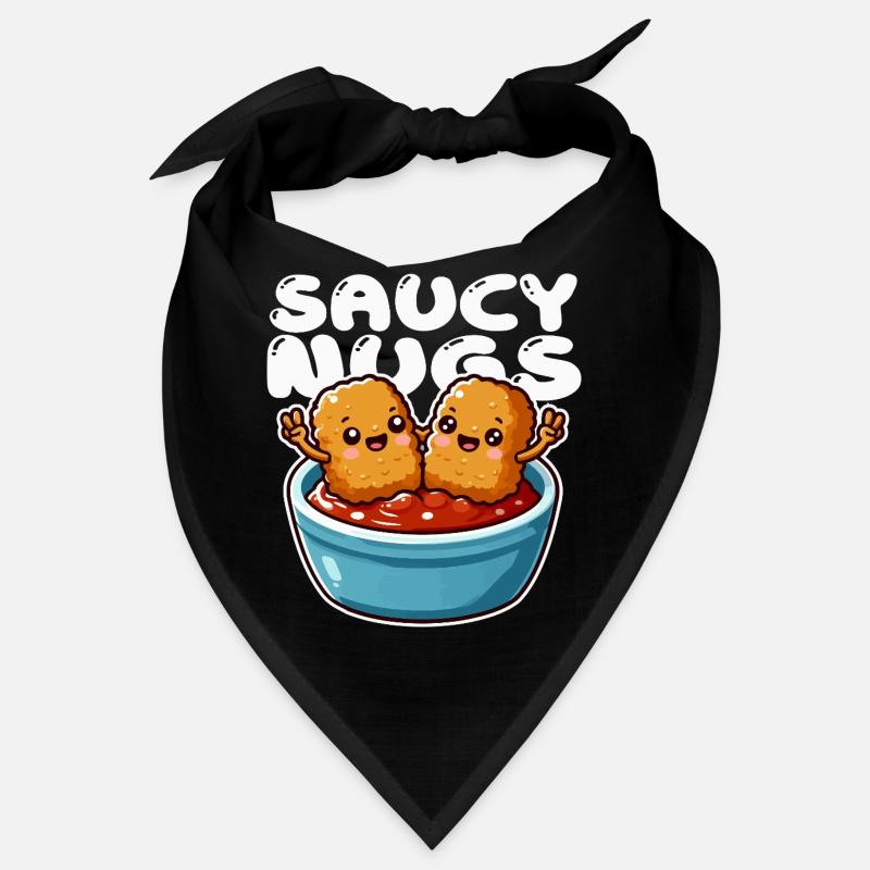 Nuggets Sauce Joy Cartoon Bandana