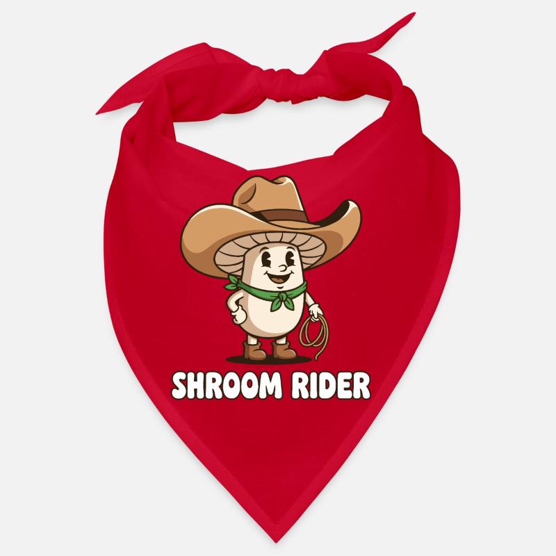 Champignon Cowboy Cavalier de Champignons Bandana