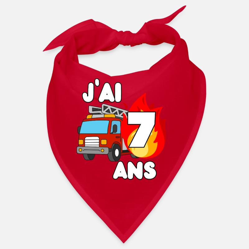 Ich bin 7 Jahre alt, Feuerwehrauto-Spaß Bandana