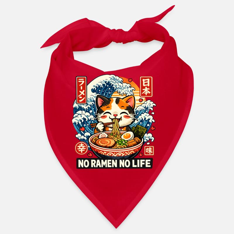 Ramen Cat Kanagawa Bandana