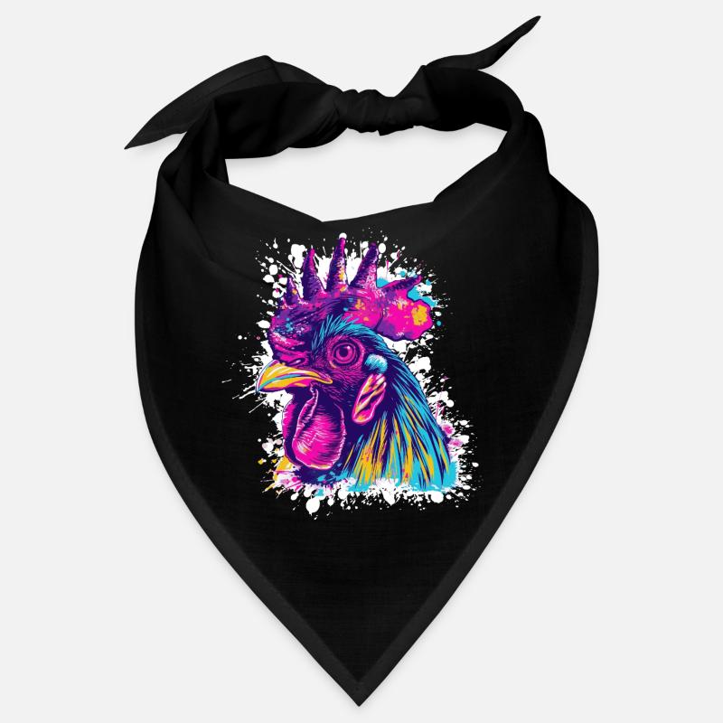 Art du coq Graffiti Bandana