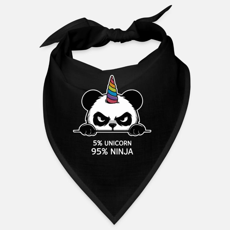 Diction du ninja licorne panda Bandana