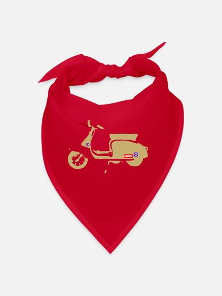 Retro Scooter - Bandana - red