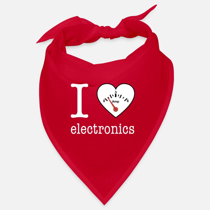 I love Electronics - Elektronik / Geschenk Idee Bandana