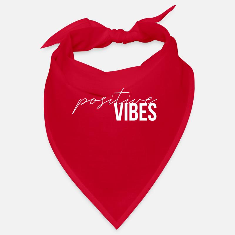 positive Vibes modernes Geschenk Bandana