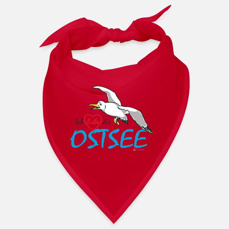 Möwe, Ich liebe die Ostsee Bandana