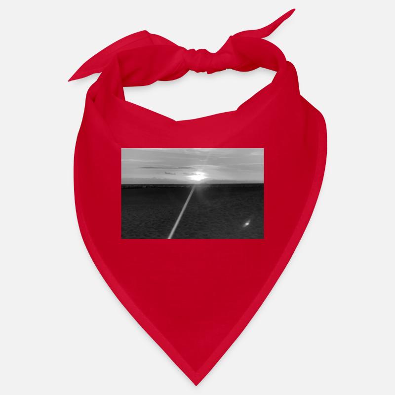 Plage Noir et Blanc Bandana