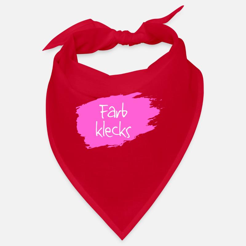 Farbklecks pink Bandana