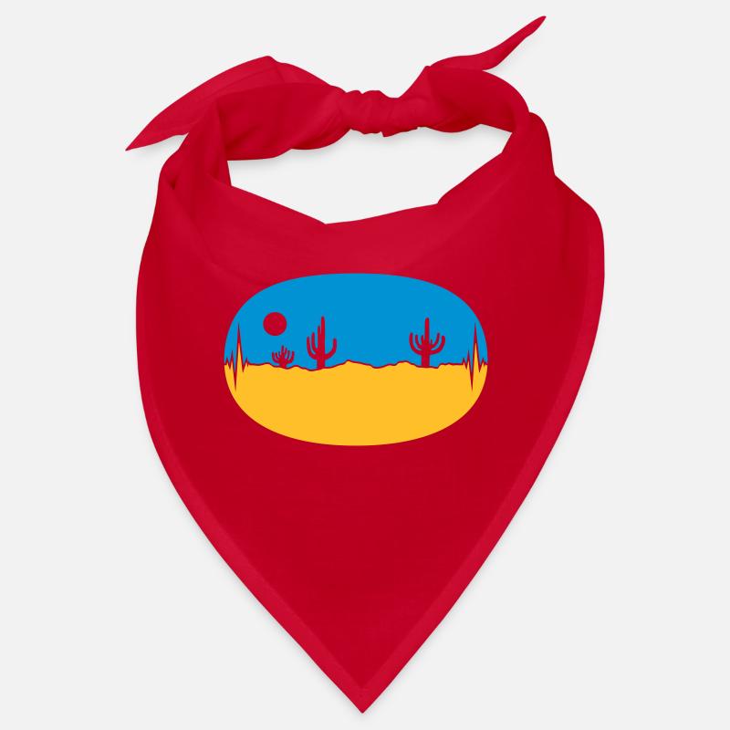 Skyline Frequency Desert Landscape Bandana
