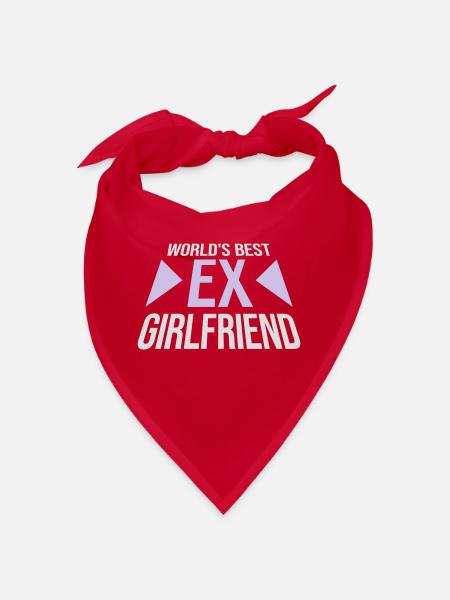 World's Best Ex Girlfriend - Bandana - red - Front
