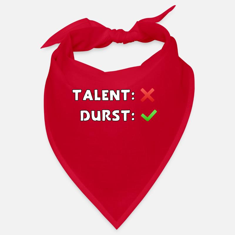talent nein durst ja Bandana