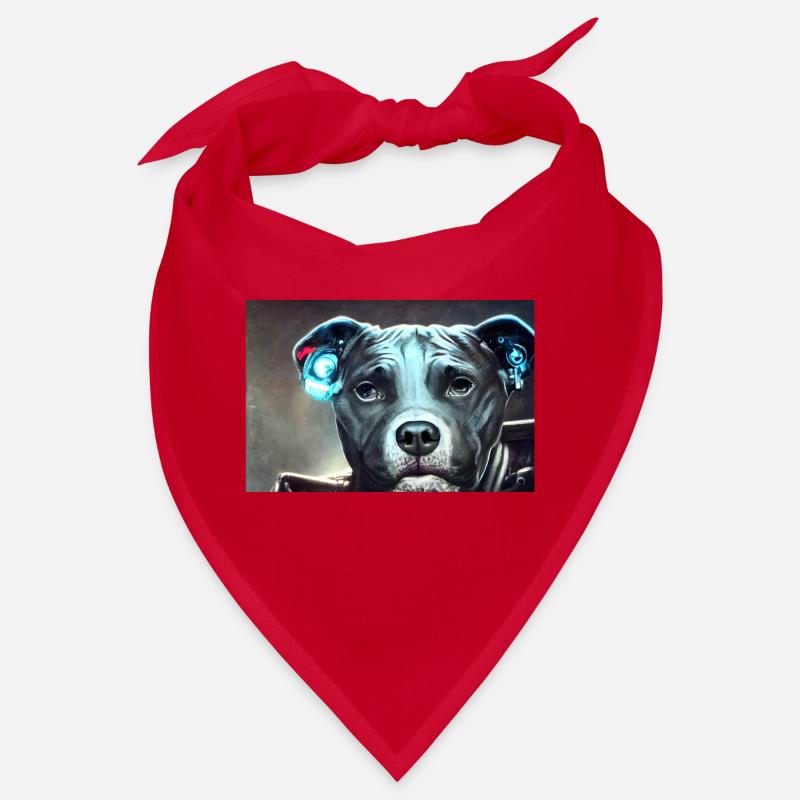 Sci-Fi Pitbull Bandana