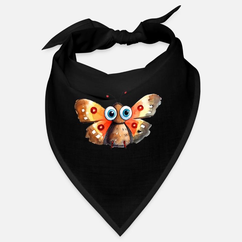 Dessin à l’aquarelle de papillon Bandana