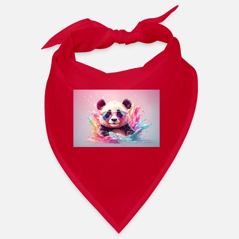 Panda bunt Bandana