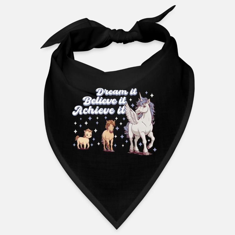 Unicorn School Girl Learning Magic Bandana
