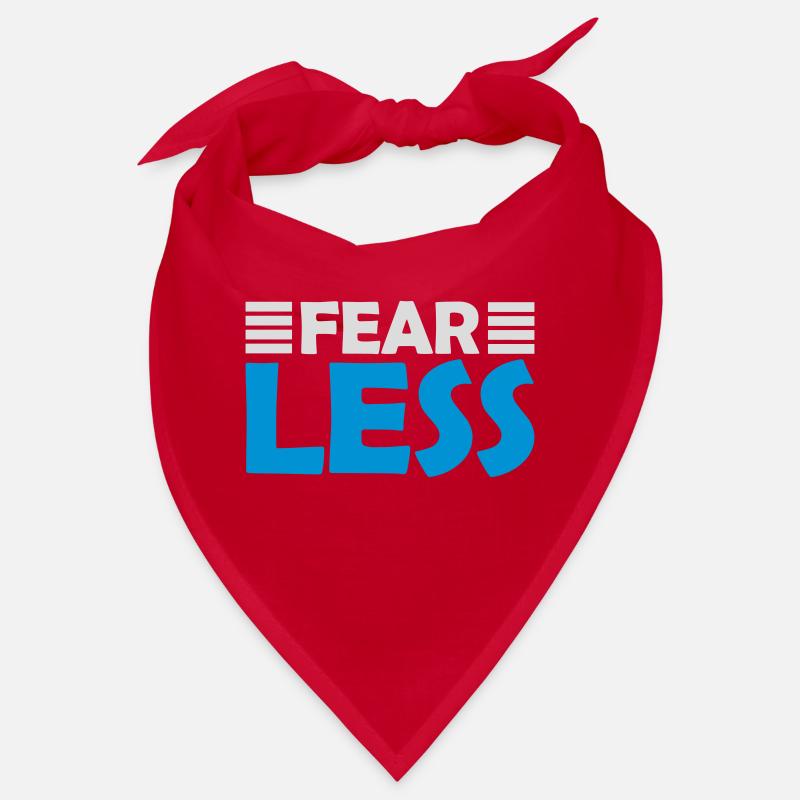 fearless Text Quote Design Bandana