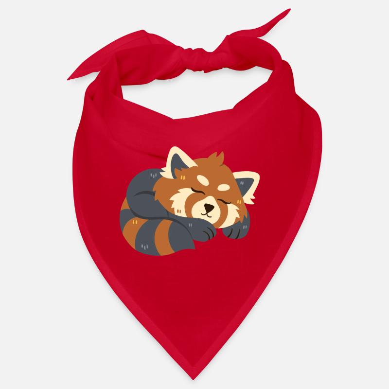 Le panda roux dort Bandana