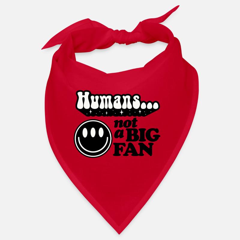 Humans Smile Retro Design Bandana
