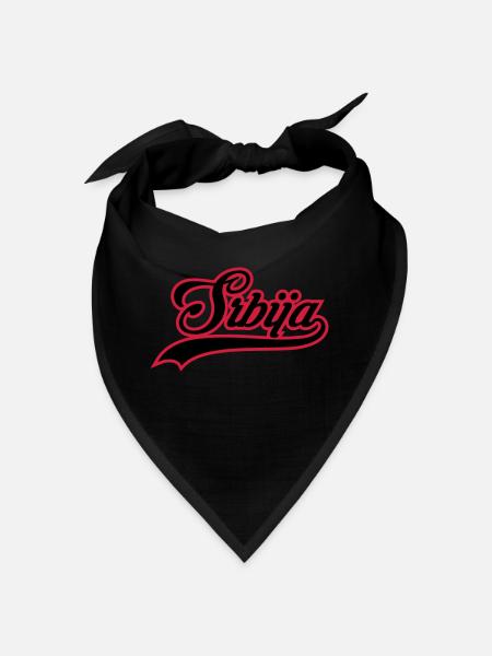 Serbia - Bandana - red - Front