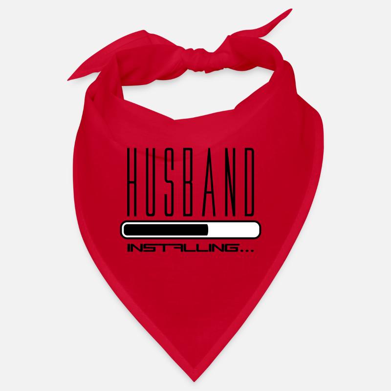 husband husband installing loading bar Bandana