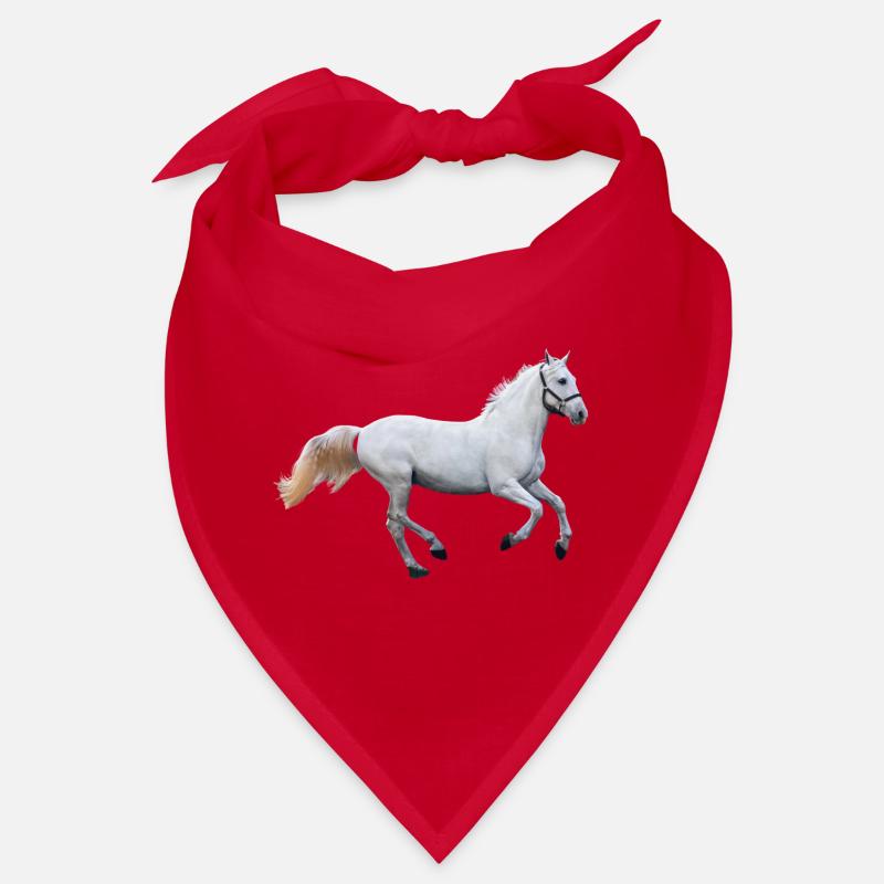 Pferd - Schimmel Bandana