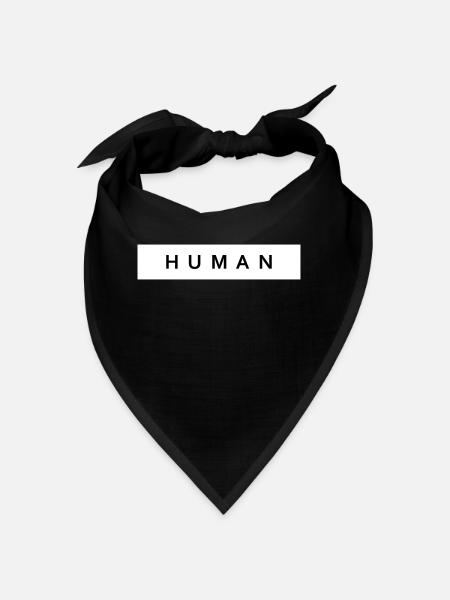 HUMAN - Bandana - rouge - Devant