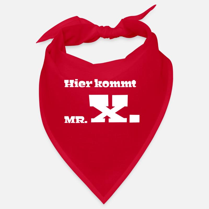 Hier kommt Mr. X. Bandana