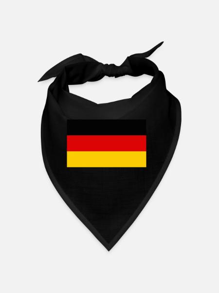 Drapeau Allemagne / German Flag - Bandana - red - Front