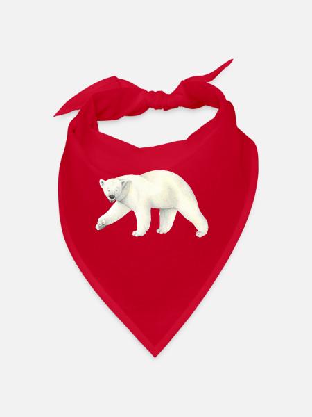 Icebear - Bandana - red - Front