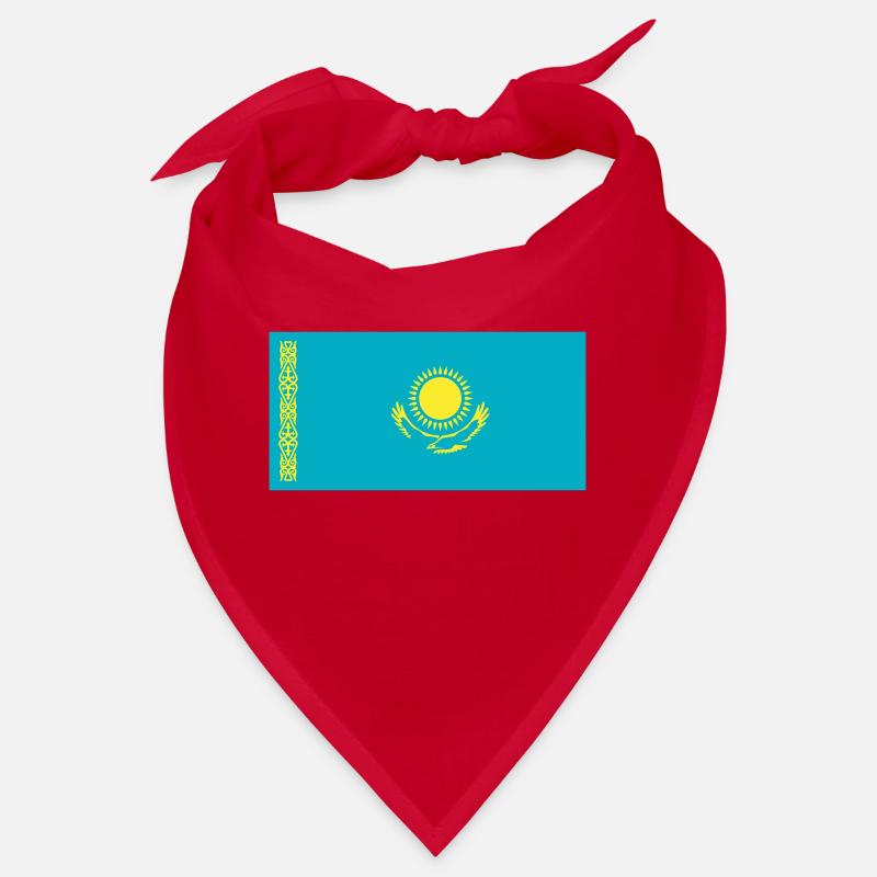 Kasachstan Flagge / Drapeau Kasachstan Bandana