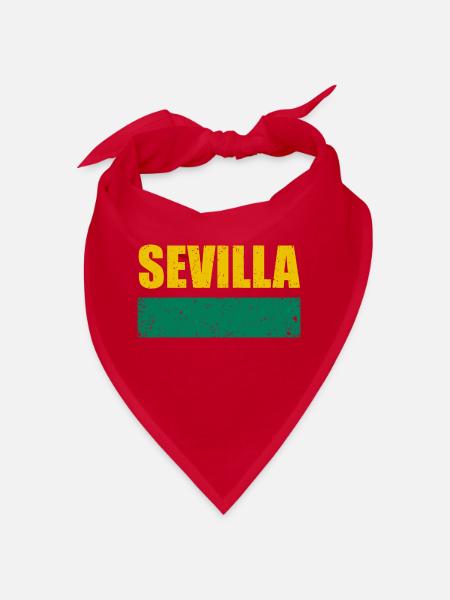 Sevilla Vintage - Bandana - Rot - Vorne