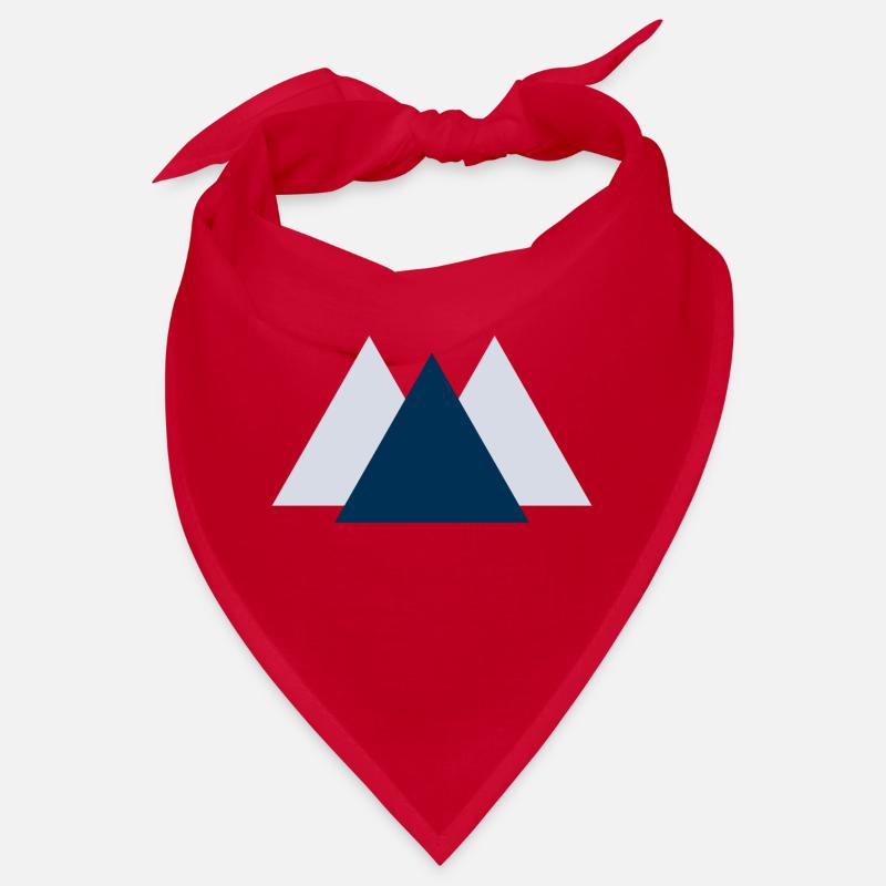 Geometric Peaks Bandana