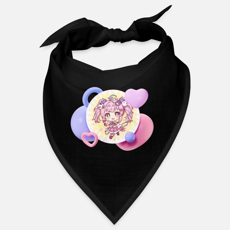 Pastel chibi with hearts Bandana