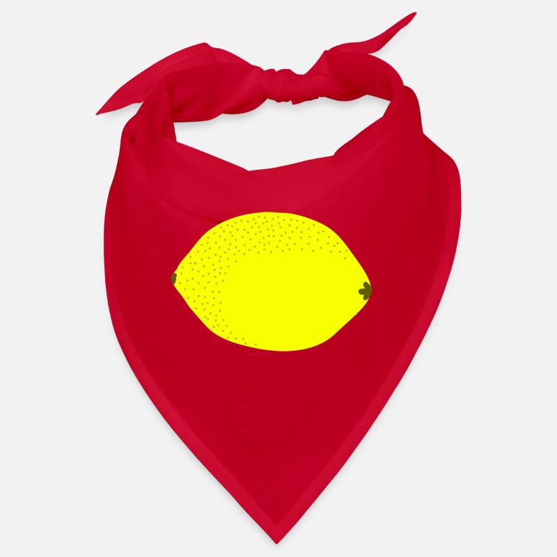 Knall Gelbe Zitrone, Obst, Geschenkidee Bandana