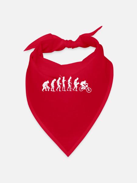 Cycling Bicycle Evolution Mountain Bike Bike Tour - Bandana - red - Front
