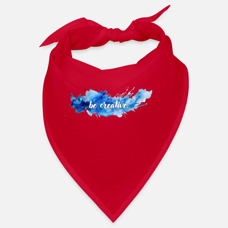 be creative. - Bandana - red